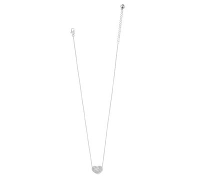 Illumina Celeste Heart Bold Necklace SILVER