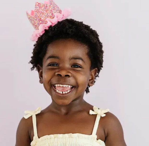 Baby Bling® Glittered Birthday Crown Headband