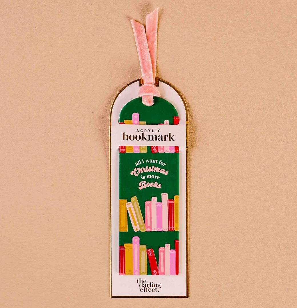 All I Want for Christmas Acrylic Bookmark