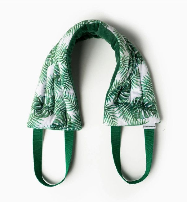 Hot Stuff Heated Neck Wrap, Color: Palm Leaf