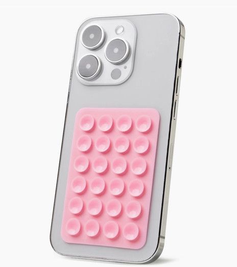 Suction Phone Mount, Color: Pink