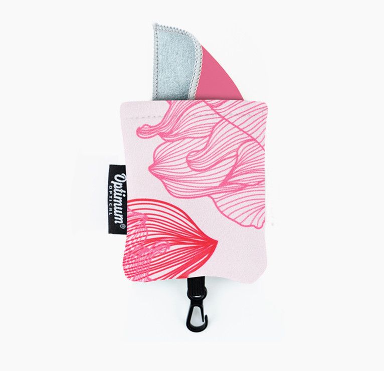 Microfiber Travel Lens Cloth, Color: Rosewood