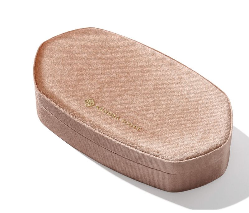 The Danielle Medium Jewelry Case in Terracotta