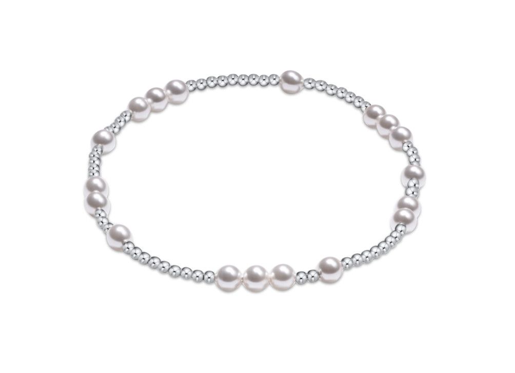 Enewton EXTENDS Hope Unwritten Sterling 4mm Bead Bracelet Pearl