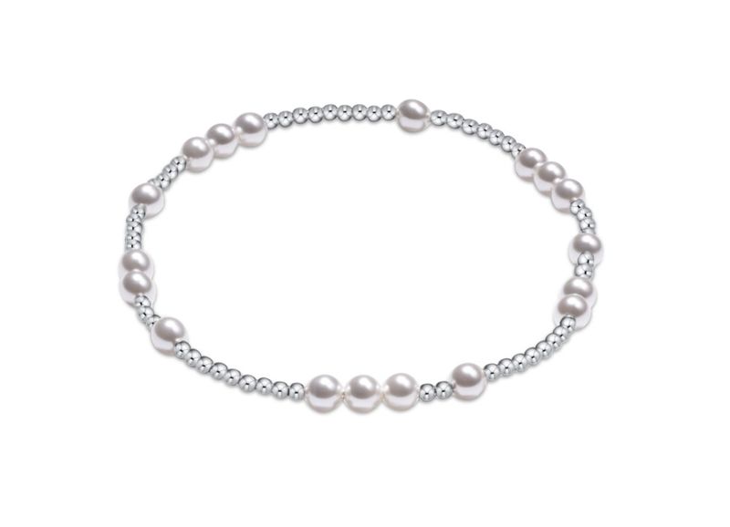 Enewton EXTENDS Hope Unwritten Sterling 4mm Bead Bracelet Pearl