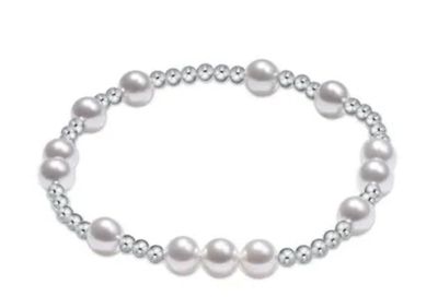 Enewton EXTENDS Hope Unwritten Sterling 6mm Bead Bracelet Pearl
