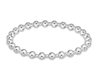 Enewton EXTENDS Classic Grateful Pattern 6mm Bead Bracelet Sterling