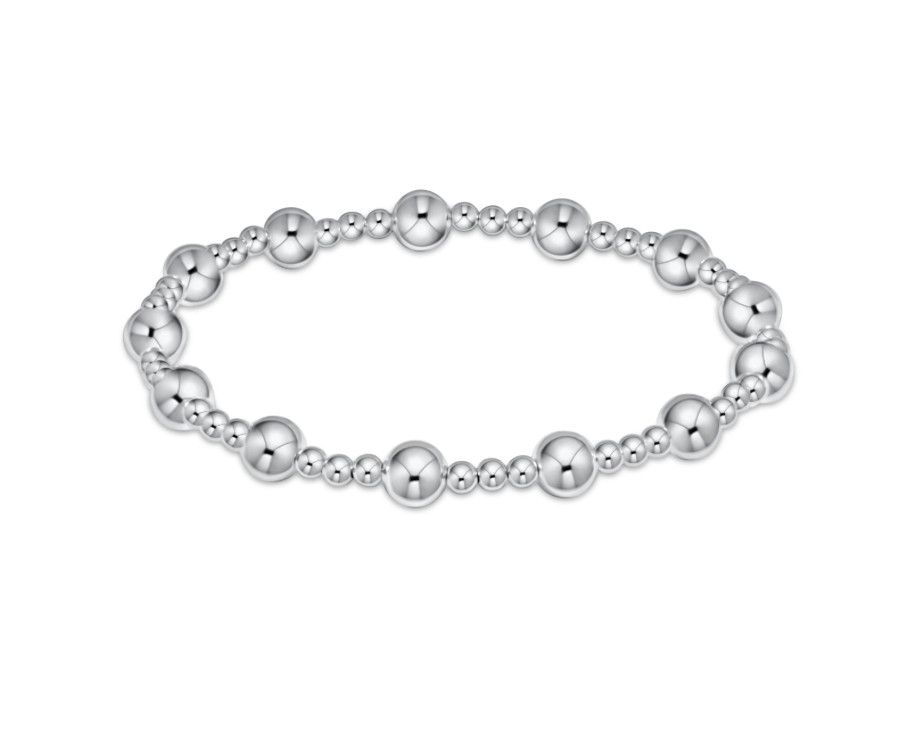 Enewton EXTENDS Classic Sincerity Pattern 6mm Bead Bracelet Sterling