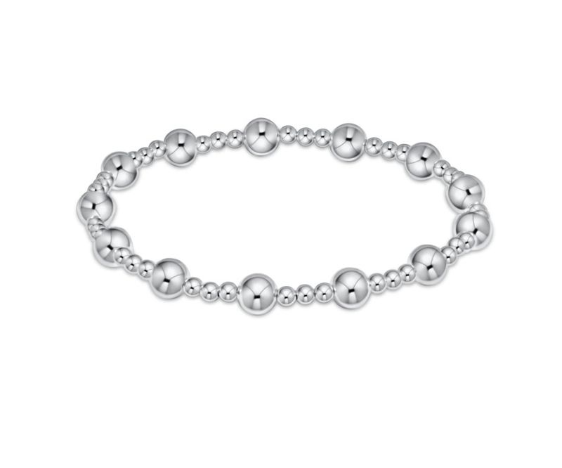 Enewton EXTENDS Classic Sincerity Pattern 6mm Bead Bracelet Sterling