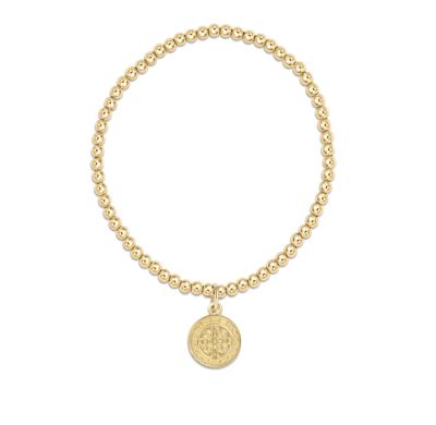 Enewton EXTENDS Classic Gold 3mm Bead Bracelet Blessing Gold Disc