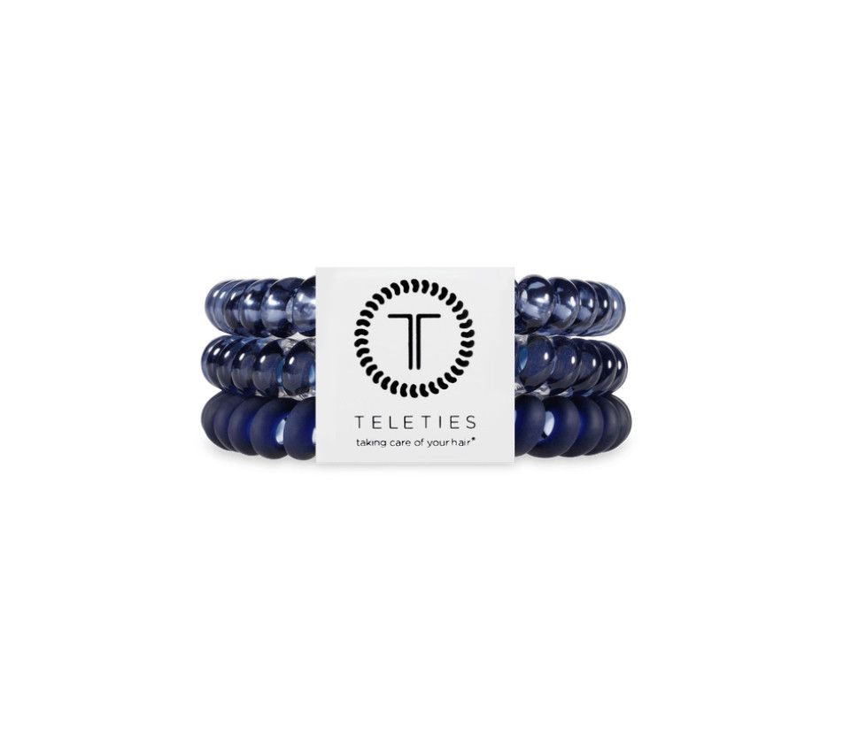 Teleties™ Hair Ties | Nightfall Navy, Size: Small