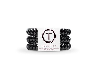 Teleties™ Hair Ties | Jet Black