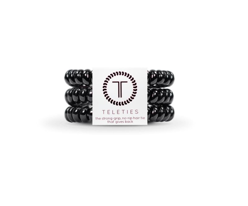 Teleties™ Hair Ties | Jet Black