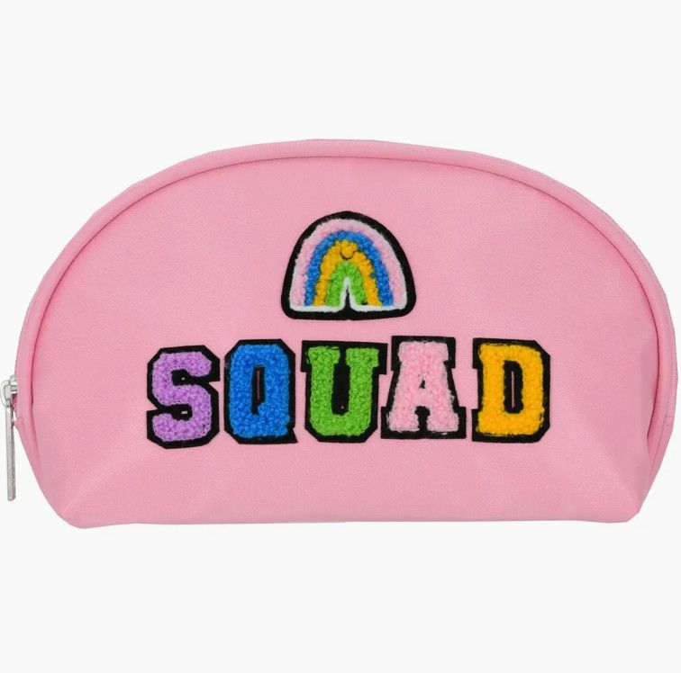 Smile Squad Oval Cosmetic Bag