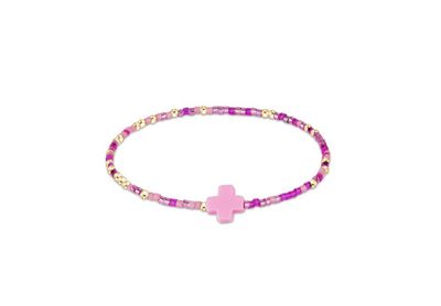 Enewton EGIRL Hope Unwritten Signature Cross Bracelet Back to the Fuchsia