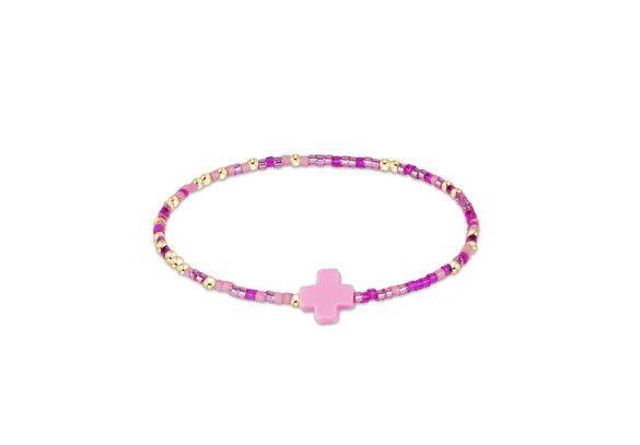 Enewton EGIRL Hope Unwritten Signature Cross Bracelet Back to the Fuchsia