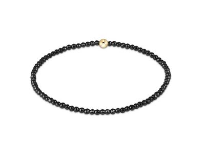 Faceted Hematite 2mm Bead Bracelet