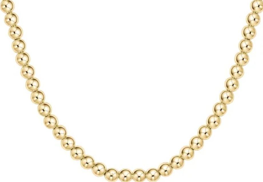 15&quot; Choker Classic Gold 5mm Bead