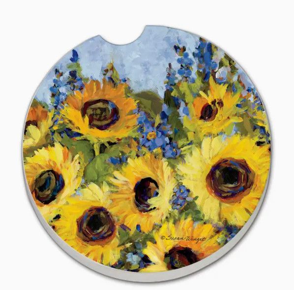 Gallery Sunflowers Car Coaster