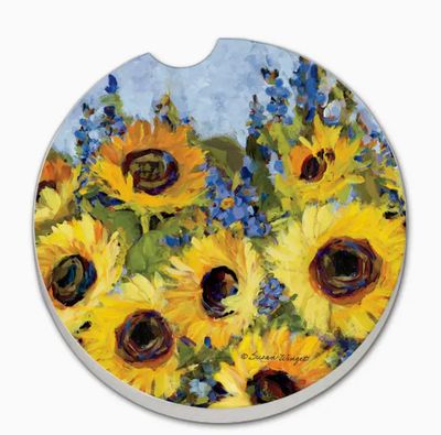 Gallery Sunflowers Car Coaster