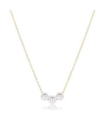 Enewton EGIRL 14&#39; Necklace Gold Joy Pearl