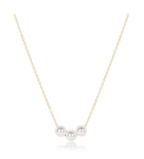 Enewton EGIRL 14&#39; Necklace Gold Joy Pearl