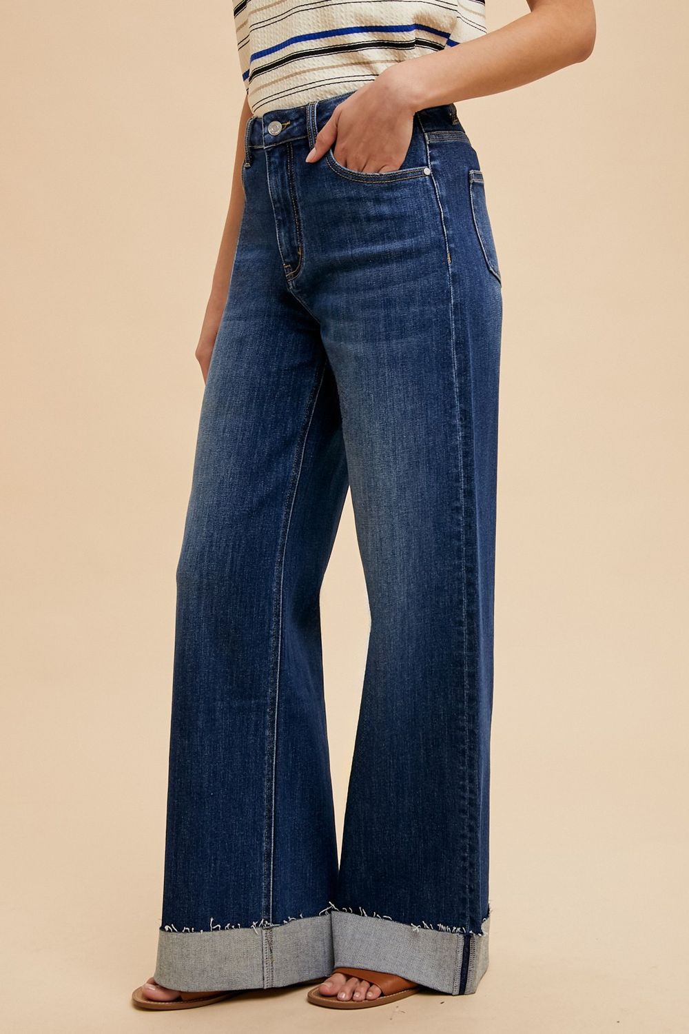 The Cameron Cuffed Jeans, Size: S