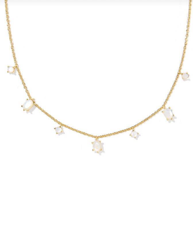 The Cailin Strand in Gold Ivory Mother of Pearl