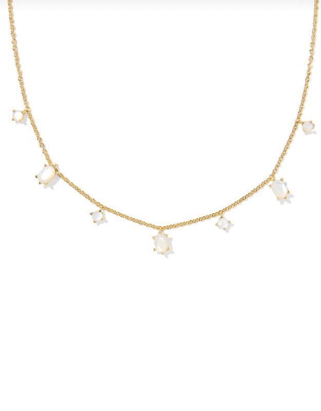 The Cailin Strand in Gold Ivory Mother of Pearl