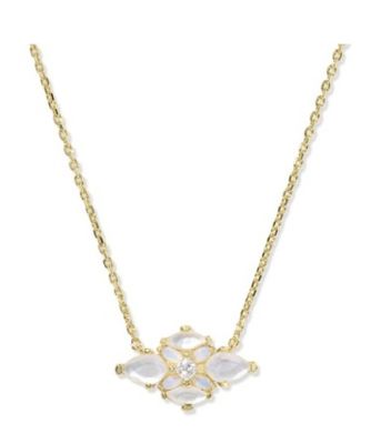 The Abbie Crystal Pendant in Neutral Mix