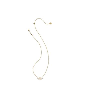 The Abbie Crystal Pendant in Neutral Mix