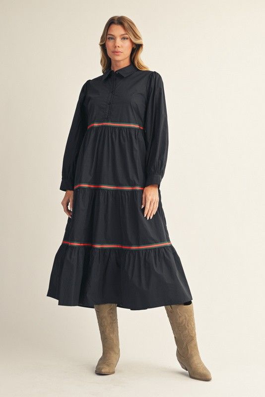 The Lynn Dress, Color: Black, Size: S