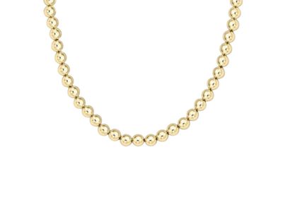 15&quot; Choker Classic Gold 8mm Bead