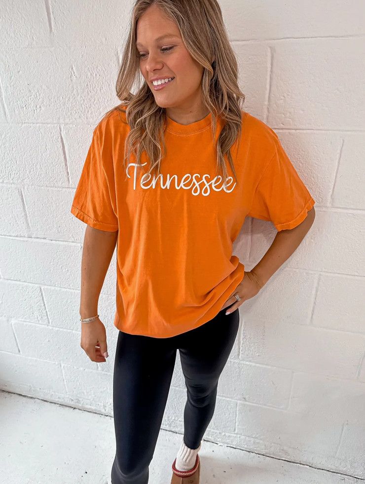 Tennessee Script Tee, Size: S