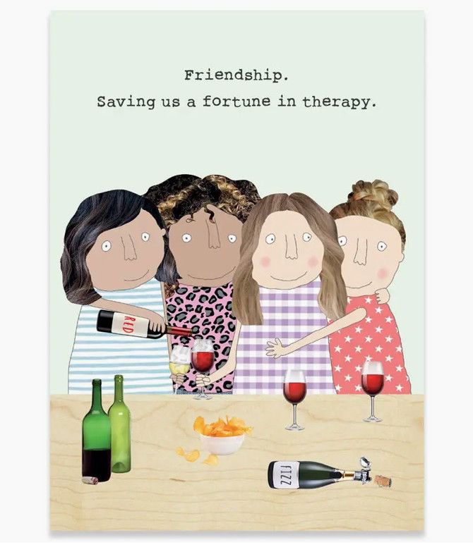 Therapy Friendship Card