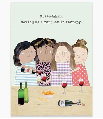 Therapy Friendship Card