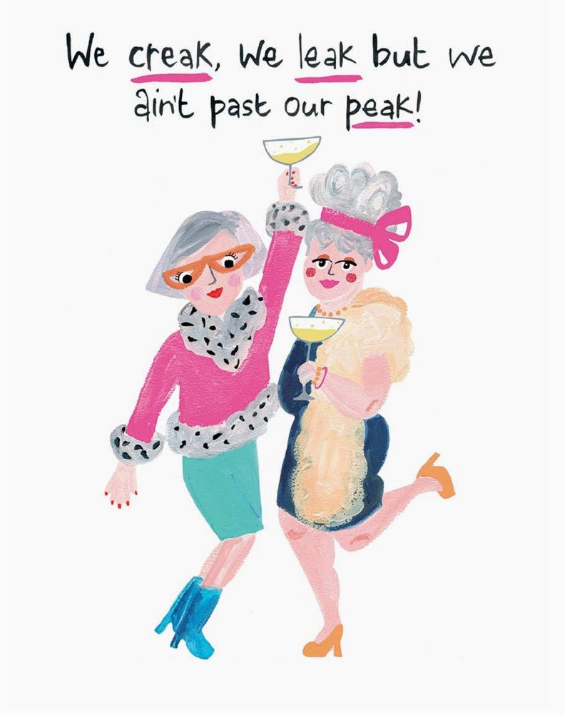 We Creak, We Leak Birthday Card