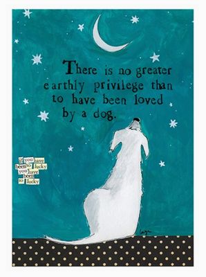 Loved by a Dog Card