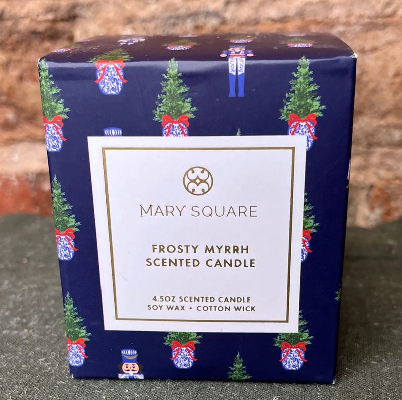 Frosty Myrrh Chinoiserie Boxed Candle