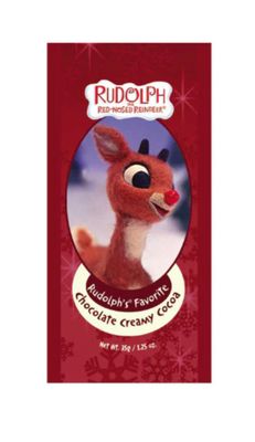 Rudolph the Red-Nosed Reindeer Chocolate Cocoa Packet