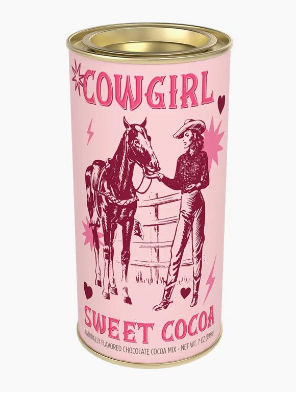 Cowgirl Sweet Chocolate Cocoa Tin