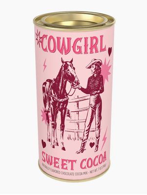 Cowgirl Sweet Chocolate Cocoa Tin