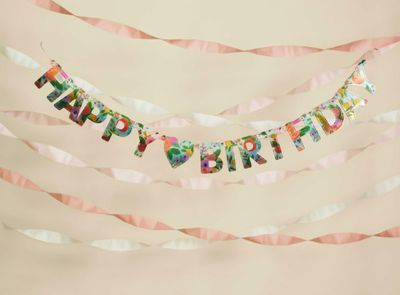 Rifle Garden Party Happy Birthday Banner
