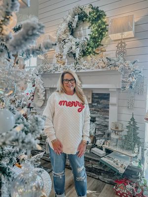 Candy Cane Merry Sweatshirt