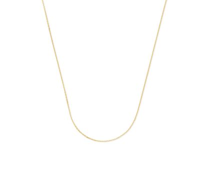18" Thin Chain Necklace in 18K Gold Vermeil