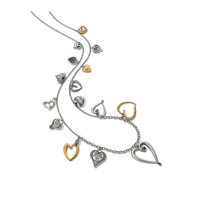 One Heart Large Long Necklace