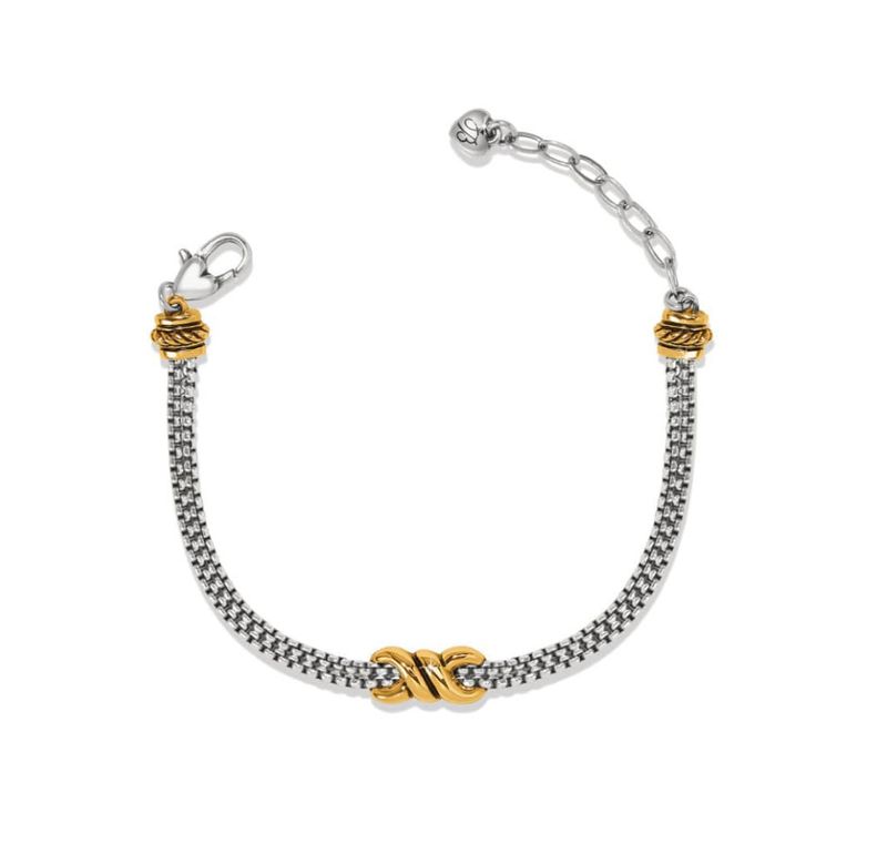 Interlok Twist Double Chain Bracelet