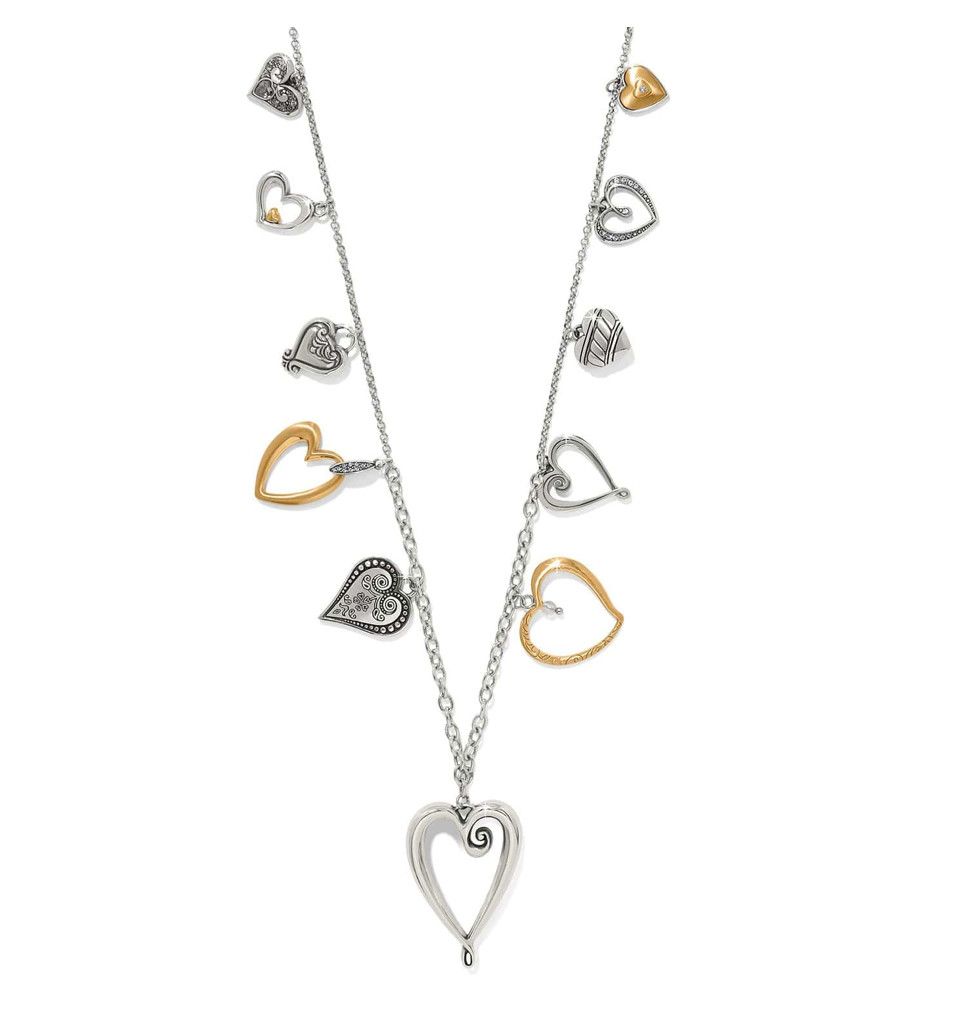 One Heart Large Long Necklace