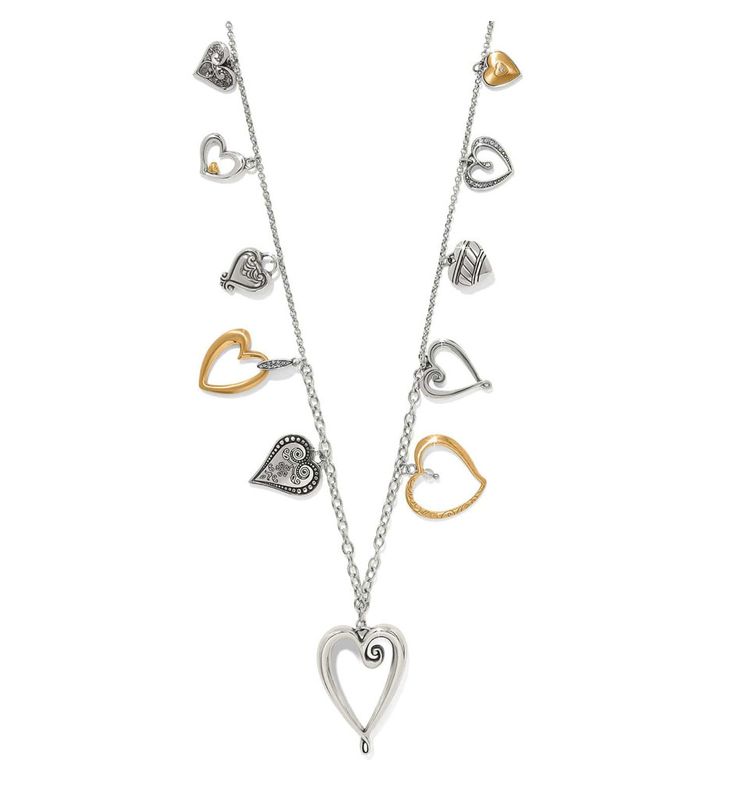 One Heart Large Long Necklace