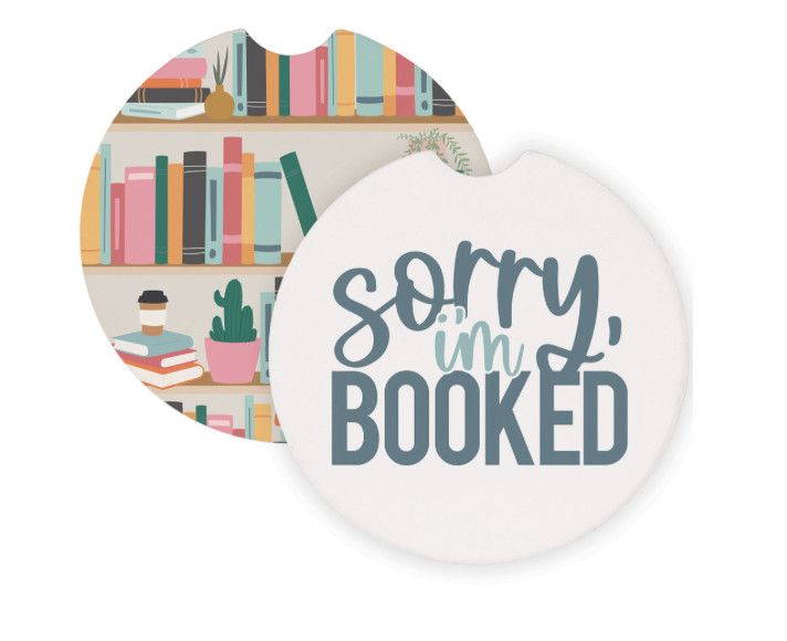 2 Pack Car Coaster Set | Sorry Booked Shelves